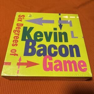 Vintage 1997 Six Degrees Of Kevin Bacon Board Game Brand New/ Sealed in Box